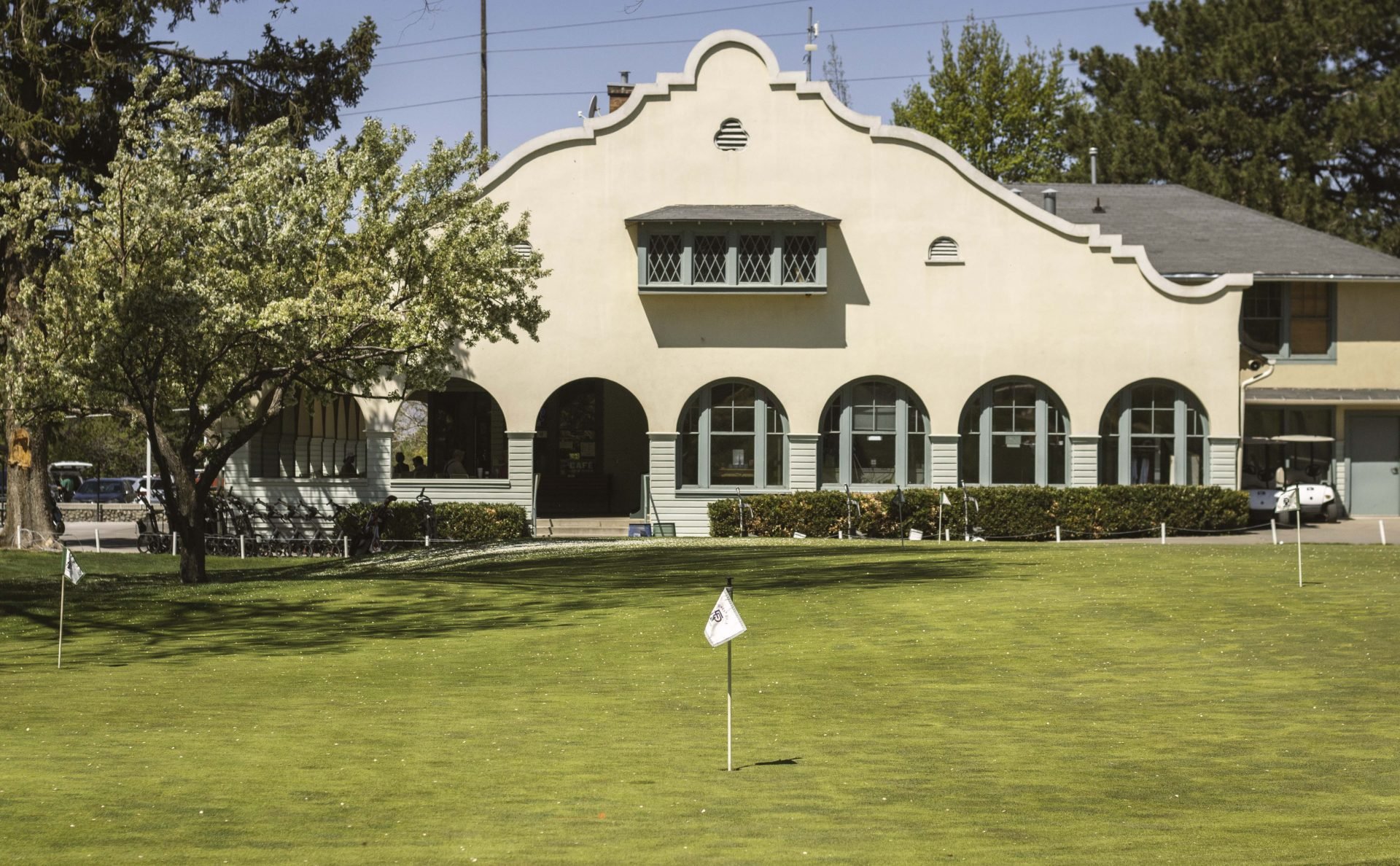The clubhouse.
