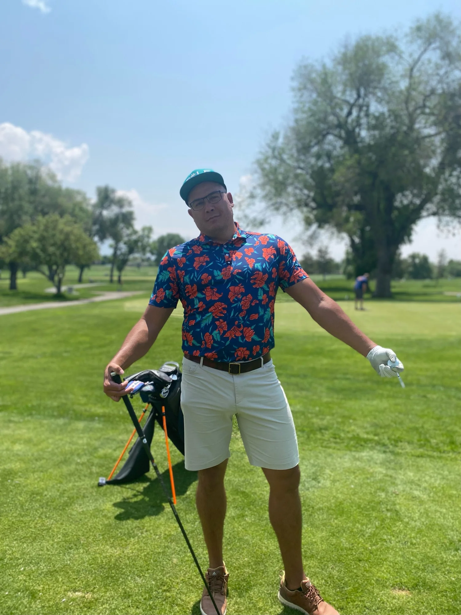 On the course
