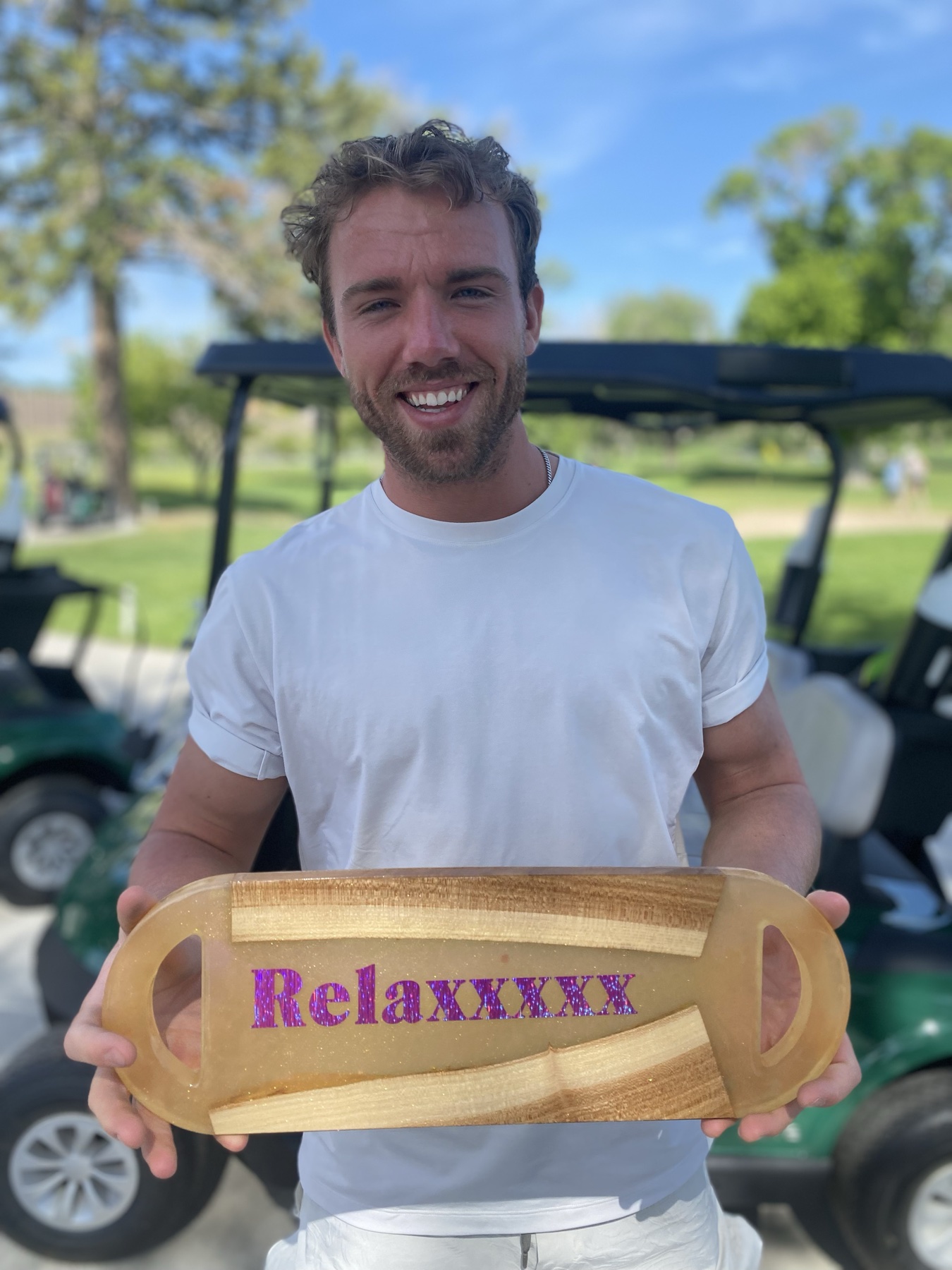 The Relaxxxxx plaque. It's earned.